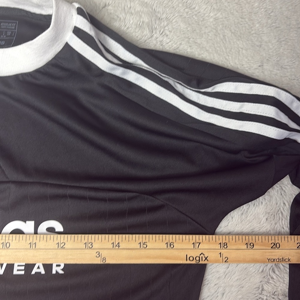 Adidas Women's Tiro 3-Stripes Long Sleeve Tee Cropped‎ Sporty Blokecore Spring S - Picture 5 of 13